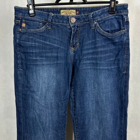 Dear John Denim Jeans Sz 29 Straight Leg 34" Inseam, 9" Rise - Picture 2 of 12